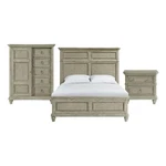 Picket House Furnishings Emiko Queen Panel 3PC Bedroom Set - Gray. Fixed Price $1518.54.