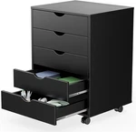Sweetcrispy 5 Drawer Chest Mobile Storage Cabinets Small Wooden Dresser With. Fixed Price $107.93.