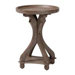 Baxton Studio Westlyn French Country Antique Brown Wood End Table. Fixed Price $133.00.