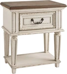 Signature Design By Ashley Realyn Traditional Cottage 1 Drawer Nightstand With. Fixed Price $621.20.