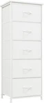 Tall Dresser For Bedroom With 5 Drawers, Storage Organizer Chest Of. Fixed Price $64.99.