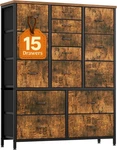 15 Drawers Dresser For Bedroom Chest Organizer Storage Tower With Fabric Bins. Fixed Price $88.99.