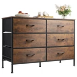 Wlive Dresser For Bedroom With 6 Drawers, Wide Fabric Tv Stand 50.... Fixed Price $107.94.