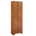 72.4" Tall Storage Cabinet Bookshelf With 8 Doors Shelves For Living Room Office. Fixed Price $226.99.
