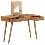 Dressing Table Mirrored Vanity With Drawers Solid Reclaimed Wood Vidaxl. Fixed Price $233.99.