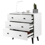 Topbuy 4-DRAWER Dresser Chest Of Drawers Storage For Bedroom Living. Fixed Price $102.99.