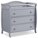 Costway 3 Drawer Baby Changing Table Infant Diaper Station Wood With Sa. Fixed Price $350.09.
