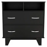 Tuhome Portanova Two Drawer Dresser - Black Engineered Wood. Fixed Price $229.50.