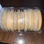 Bamboo Mason Jar Wide Mouth Storage Canning Lids, Oylik 6 Pack. Fixed Price $25.00.