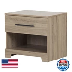 South Shore Primo 1-DRAWER Nightstand Rustic Oak. Fixed Price $146.27.
