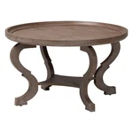 Baxton Studio Madrona French Country Antique Brown Wood Coffee Table. Fixed Price $227.51.