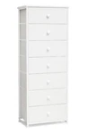 Crestlive Products Tall Dresser, 7-DRAWER Fabric Storage Tower, White(pickup). Fixed Price $89.99.