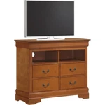 Glory Furniture Louis Phillipe Tv Stand In Oak. Fixed Price $501.14.
