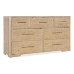 Bowery Hill Modern / Contemporary Seven-drawer Wood Dresser In Beige. Fixed Price $1920.00.