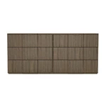 Clive Mid-century Modern 72" Dresser In Walnut Brown And Gold (6-DRAWER). Fixed Price $586.99.