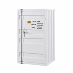 Acme Cargo Chest With 1 Door In White. Fixed Price $563.47.