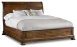 Hooker Furniture 5447-90466B Archivist 84 1/4"W King Size Pecky Pecan. Fixed Price $2644.00.