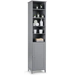 Costway 72"H Bathroom Tall Floor Storage Cabinet Free Standing Shelving Display. Fixed Price $71.99.