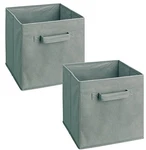 Closetmaid 18657 Cubeicals Fabric Drawer, Gray, 2-PACK. Fixed Price $19.49.