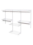 Costway Adjustable Wall Mounted Closet Organizer Custom Metal Storage Rack. Fixed Price $97.99.