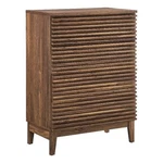 Pemberly Row Modern / Contemporary Wood Chest Walnut Finish. Fixed Price $540.08.