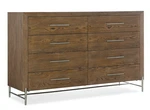 Hooker Furniture 6033-90001-85 Chapman 64"W Drawer Dresser Sorrel. Fixed Price $1860.00.