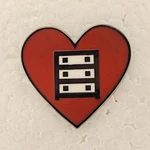Ikea Chest Drawers Enamel Pin 2024 Heart Malm Brimnes Coworker Owned Official. Fixed Price $20.99.