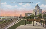 Milwaukee Wi Juneau Park Vista Looking South. Fixed Price $6.95.