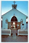C1950 Homesteader's Church Entrance Door Bell Tower Murdo South Dakota Postcard. Fixed Price $6.47.