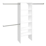 Organizer 25 Inch Starter Kit Tower Hang Rods Shelving Closetmaid Wood. Fixed Price $259.99.