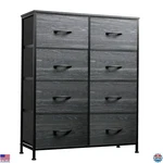 Tall Fabric Dresser With 8 Drawers, Storage Tower For Bedroom, Living Dorm. Fixed Price $94.07.