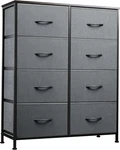 Wlive Fabric Dresser For Bedroom, Tall A-medium Size, A-dark Grey. Fixed Price $87.97.