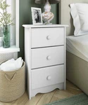 100% Solid Wood Nightstand With 3 Drawers By Palace Imports, 4 Colors. Fixed Price $235.99.