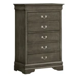 Glory Furniture Louis Phillipe Chest In Gray Color. Fixed Price $495.54.