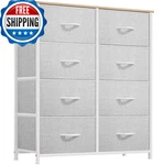 Dwvo Dresser For Bedroom Fabric Tower 8 Drawers Black Chest Of. Fixed Price $88.10.