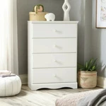 Sauder Storybook 4-DRAWER Dresser, Soft White Finish. Fixed Price $255.10.