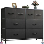 8-DRAWER Fabric Dresser For Bedroom Storage, Organizer Chest, Black. Fixed Price $109.75.