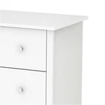 Pemberly Row 5 Drawer Chest Pure White Finish. Fixed Price $241.99.