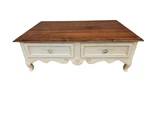 Ethan Allen French Country Coffee Table 4 Drawer Chest Distressed Finish 616. Fixed Price $989.10.