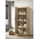 Pemberly Row Contemporary Engineered Wood Storage Cabinet Light. Fixed Price $219.00.