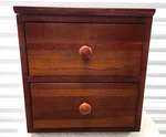 Ethan Allen American Impressions Step Wall Drawer Unit #24-9306 Autumn Cherry. Fixed Price $297.50.