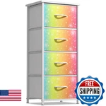 Sorbus Kids Dresser With 4 Drawers - Storage Chest Organizer Nightstand Steel. Fixed Price $81.61.