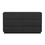 Chrystie Contemporary Modern 60" Dresser In Black (6-DRAWER). Fixed Price $527.36.
