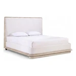 Meridian Furniture Adagio Natural Fabric Upholstered Queen Bed. Fixed Price $1801.90.