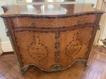 Set Of Jonathan Charles Chippendale Style Inlaid Cabinet Chest Drawers 494374. Fixed Price $8499.00.