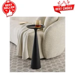 Better Homes & Gardens Truitt Drink Table, Round Accent Side Modern Black. Fixed Price $44.99.
