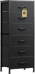 Wlive Black Tall For Bedroom, 6 Dressers & Chests Of Drawers, Fab. Fixed Price $72.99.