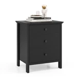 Topbuy Modern Nightstand Bedside Table Wooden End W/ 3-DRAWER White/black. Fixed Price $97.99.