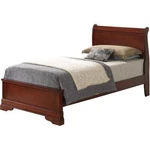 Glory Furniture Louis Phillipe Twin Panel Bed Cherry. Fixed Price $374.99.