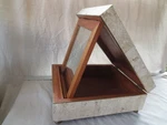 Ethan Allen French Style Jewelry Box W/ Mirror Inlaid With Stone Brass Covering. Fixed Price $249.95.